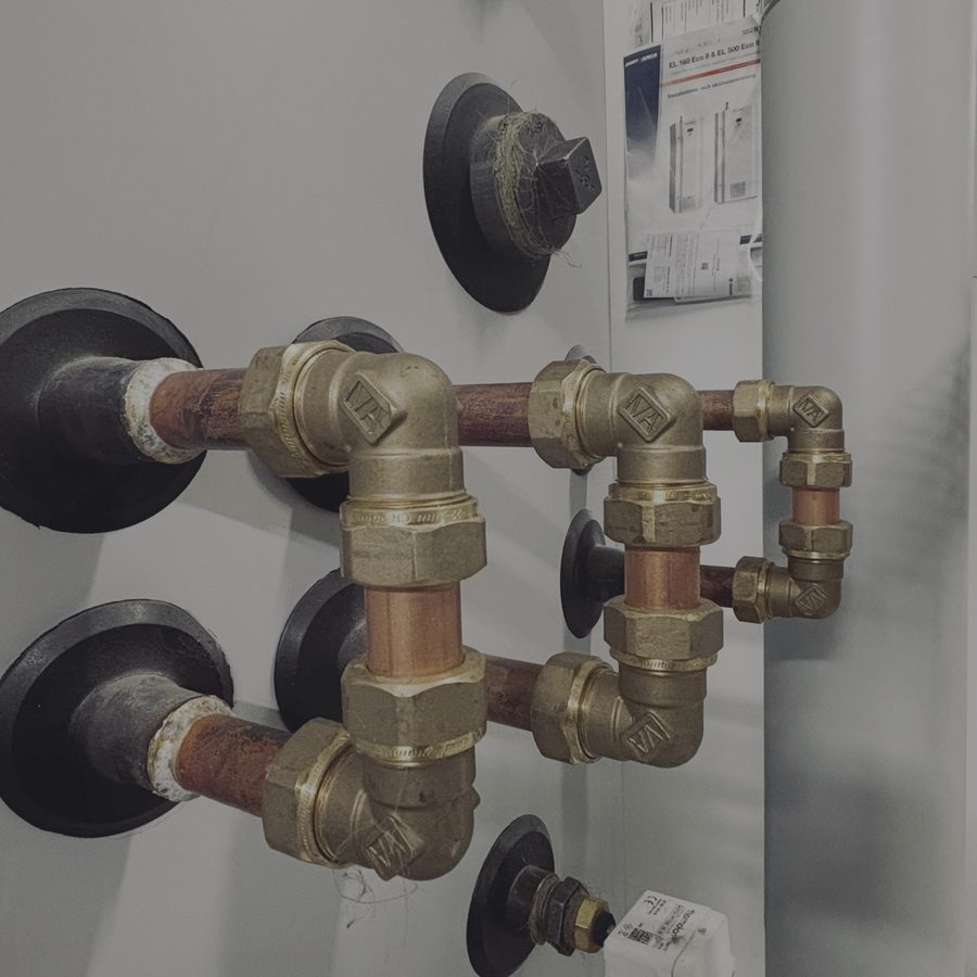 Kopparrörinstallation